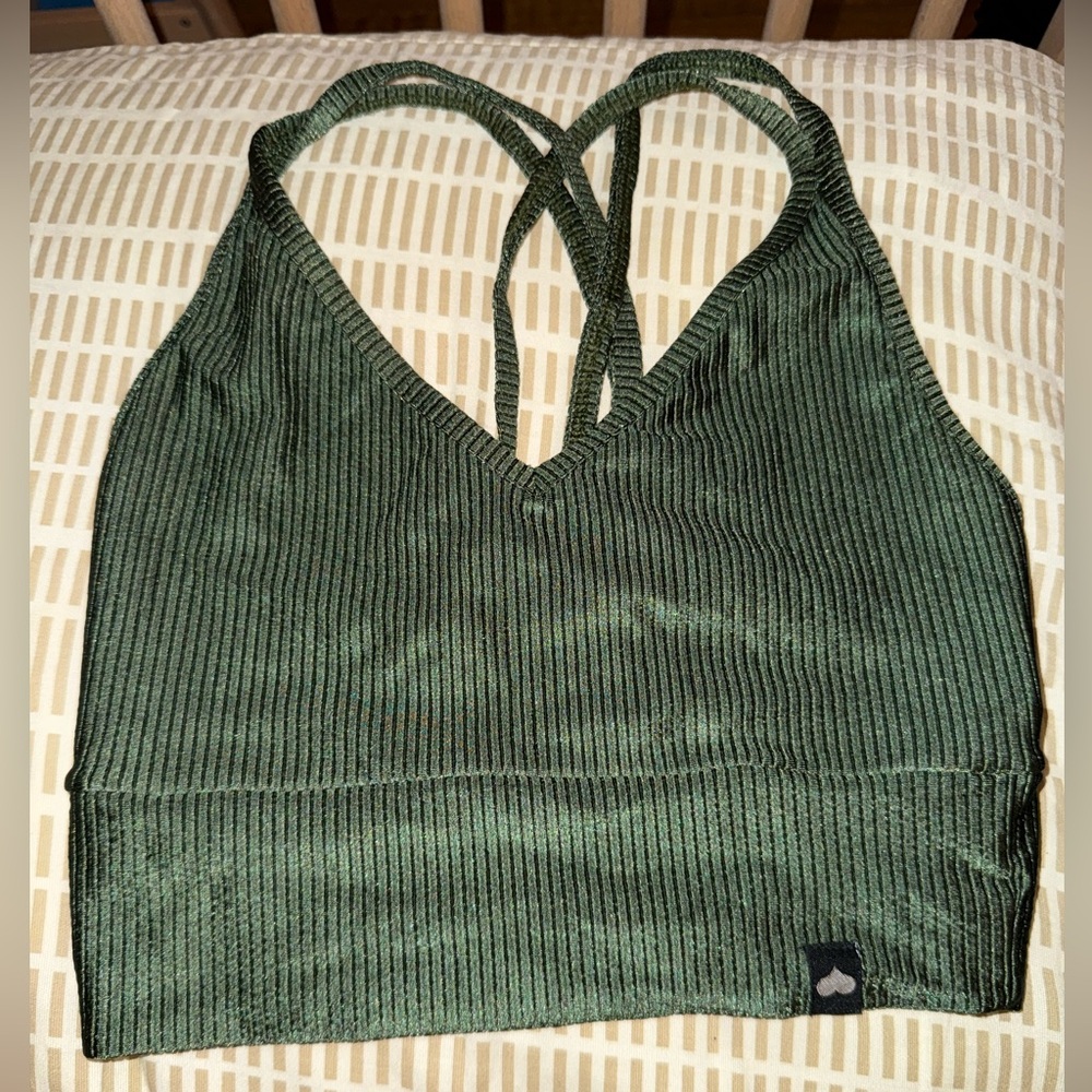 Booty by Brabants Show Stopper Top Olive Green